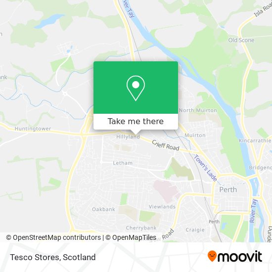 Tesco Stores map