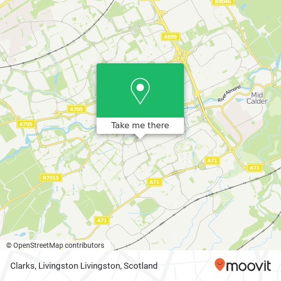 Clarks, Livingston Livingston map