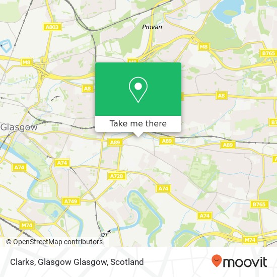 Clarks, Glasgow Glasgow map