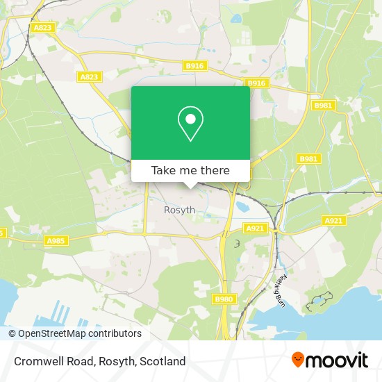 Cromwell Road, Rosyth map