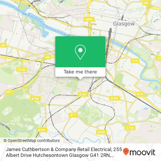 James Cuthbertson & Company Retail Electrical, 255 Albert Drive Hutchesontown Glasgow G41 2RN map