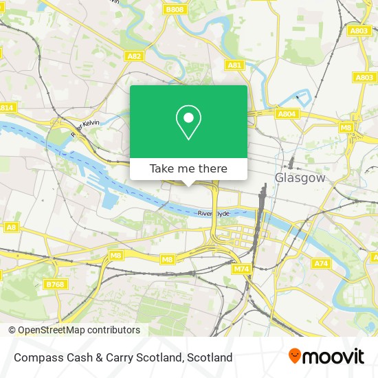 Compass Cash & Carry Scotland map