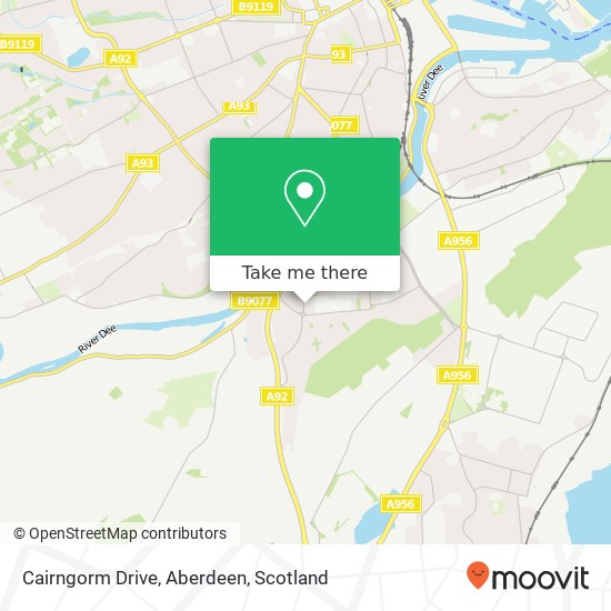 Cairngorm Drive, Aberdeen map