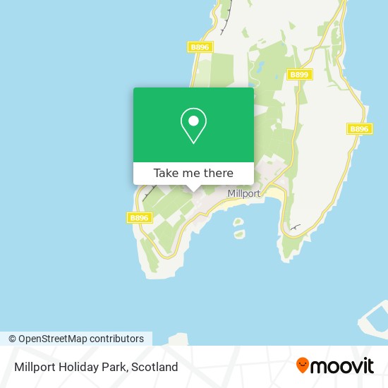 Millport Holiday Park map