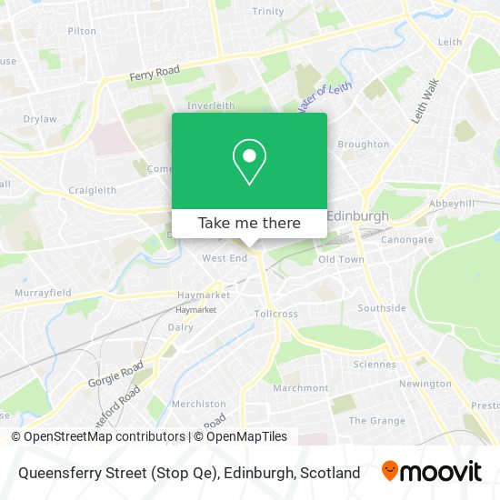 Queensferry Street (Stop Qe), Edinburgh map