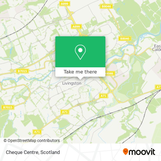 Cheque Centre map