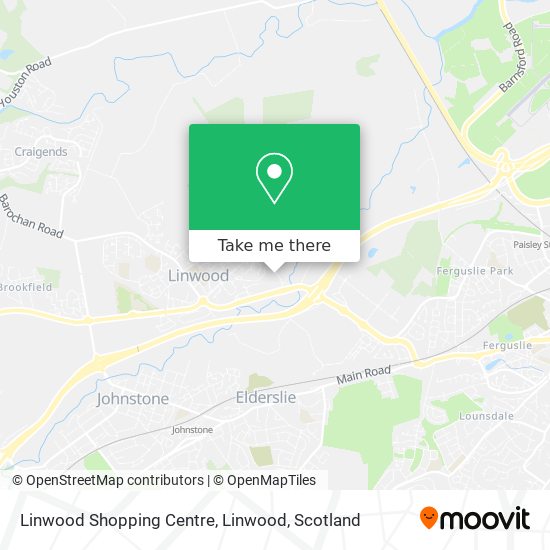 Linwood Shopping Centre, Linwood map