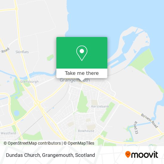 Dundas Church, Grangemouth map
