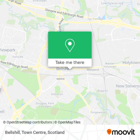 Bellshill, Town Centre map
