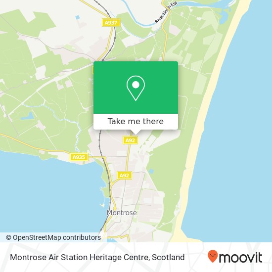 Montrose Air Station Heritage Centre map