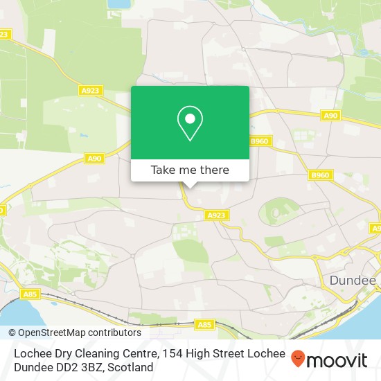 Lochee Dry Cleaning Centre, 154 High Street Lochee Dundee DD2 3BZ map