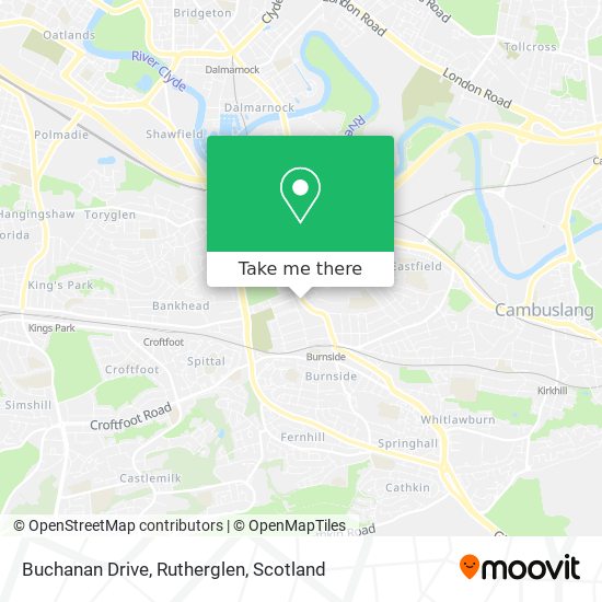Buchanan Drive, Rutherglen map