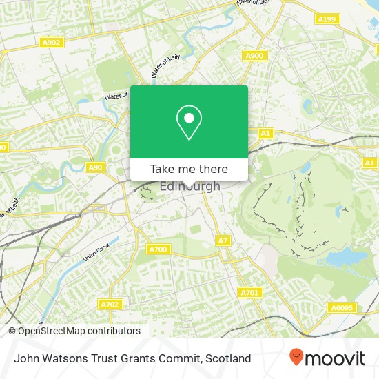 John Watsons Trust Grants Commit map