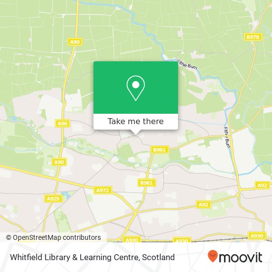Whitfield Library & Learning Centre map