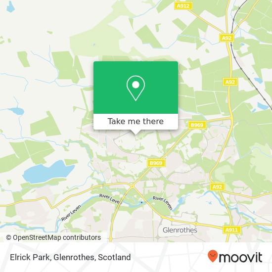 Elrick Park, Glenrothes map