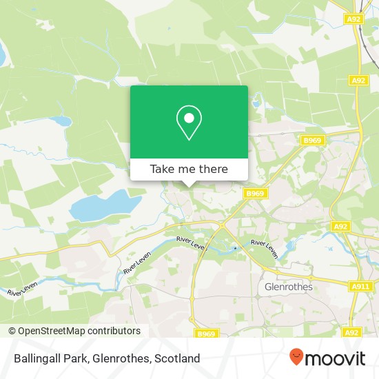 Ballingall Park, Glenrothes map