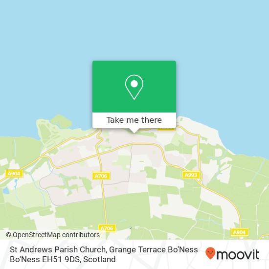 St Andrews Parish Church, Grange Terrace Bo'Ness Bo'Ness EH51 9DS map