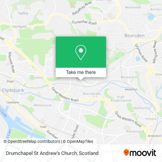 Drumchapel St Andrew's Church map