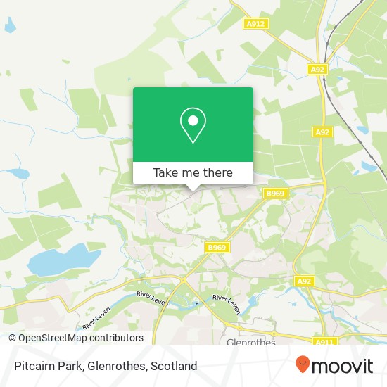 Pitcairn Park, Glenrothes map