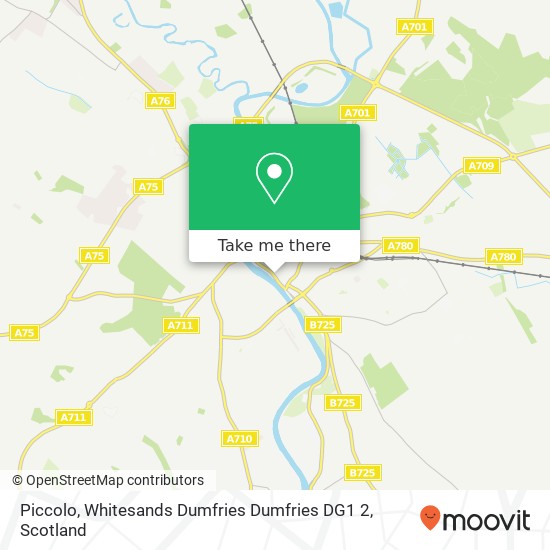 Piccolo, Whitesands Dumfries Dumfries DG1 2 map