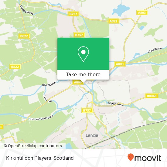 Kirkintilloch Players map