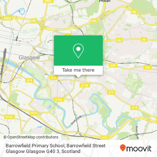 Barrowfield Primary School, Barrowfield Street Glasgow Glasgow G40 3 map