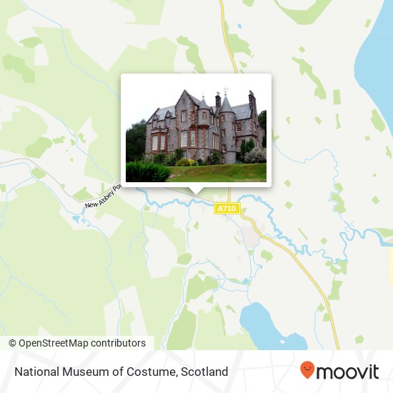 National Museum of Costume map