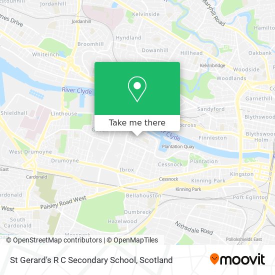 St Gerard's R C Secondary School map