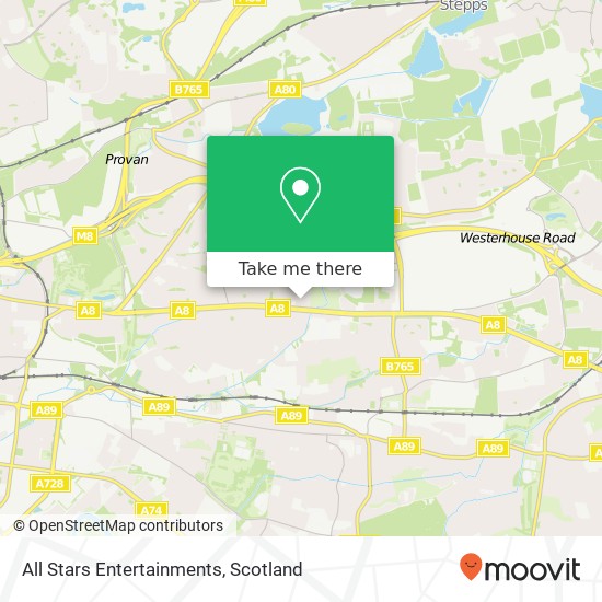 All Stars Entertainments map