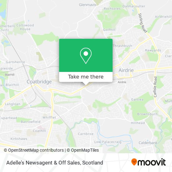 Adelle's Newsagent & Off Sales map