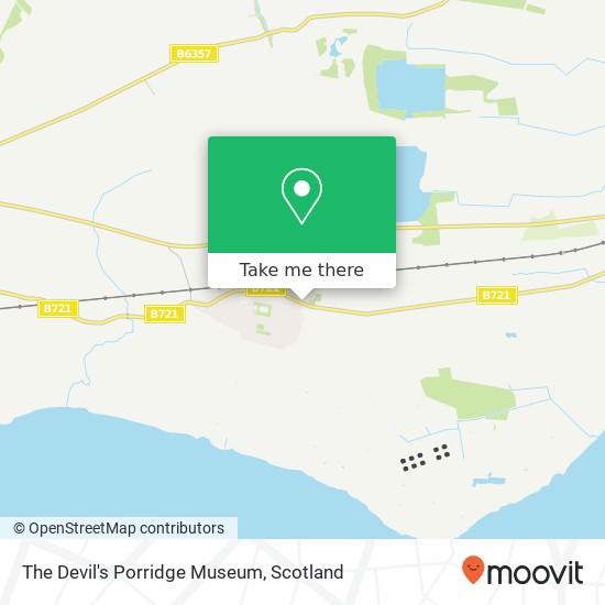 The Devil's Porridge Museum map