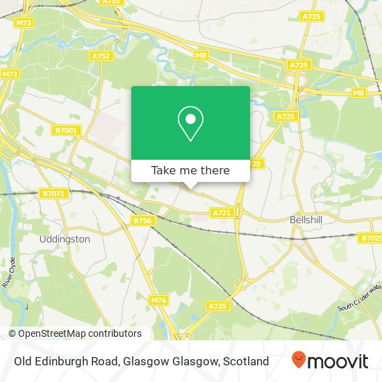 Old Edinburgh Road, Glasgow Glasgow map