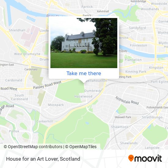 House for an Art Lover map
