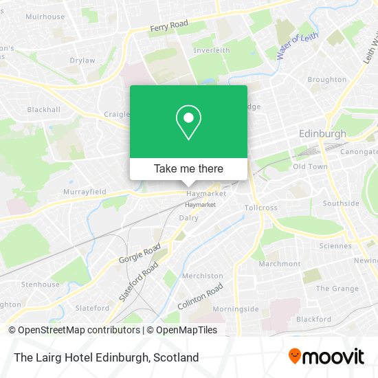 The Lairg Hotel Edinburgh map