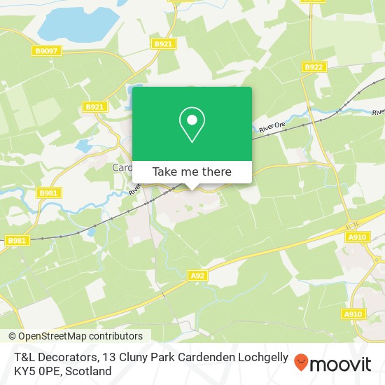 T&L Decorators, 13 Cluny Park Cardenden Lochgelly KY5 0PE map