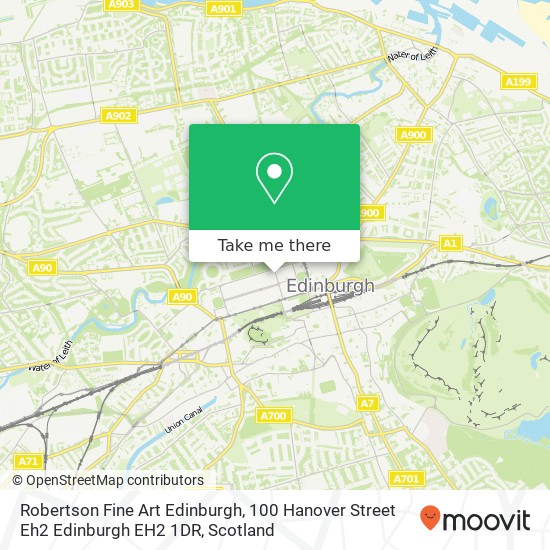 Robertson Fine Art Edinburgh, 100 Hanover Street Eh2 Edinburgh EH2 1DR map