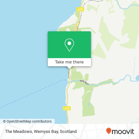 The Meadows, Wemyss Bay map