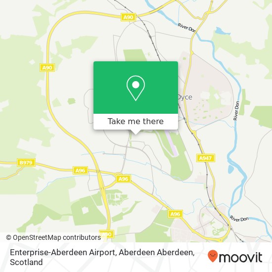 Enterprise-Aberdeen Airport, Aberdeen Aberdeen map