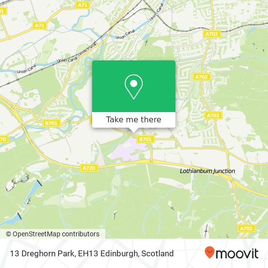 13 Dreghorn Park, EH13 Edinburgh map