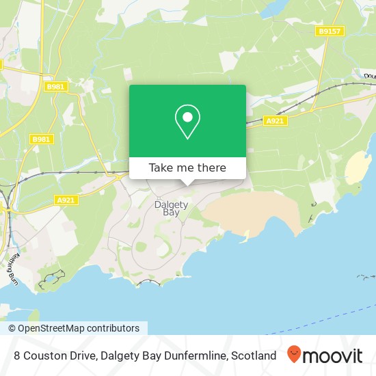 8 Couston Drive, Dalgety Bay Dunfermline map
