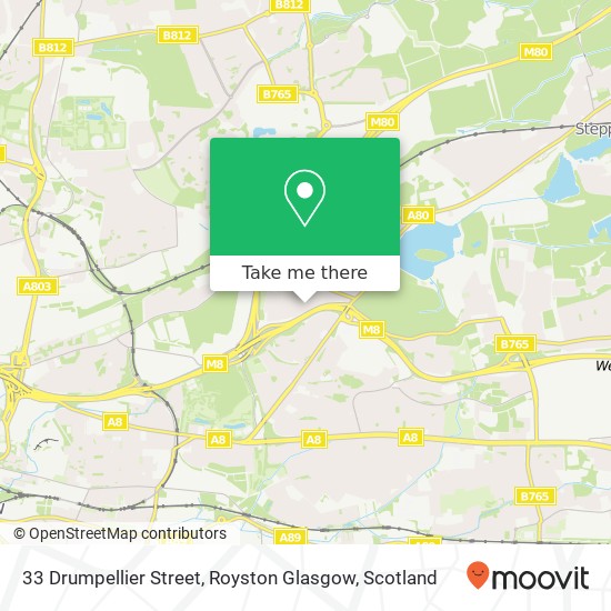 33 Drumpellier Street, Royston Glasgow map