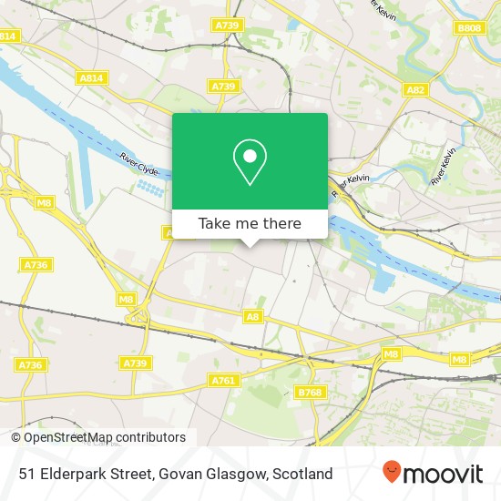 51 Elderpark Street, Govan Glasgow map