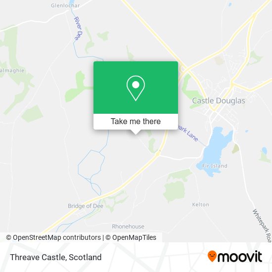 Threave Castle map