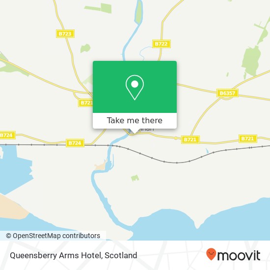 Queensberry Arms Hotel map