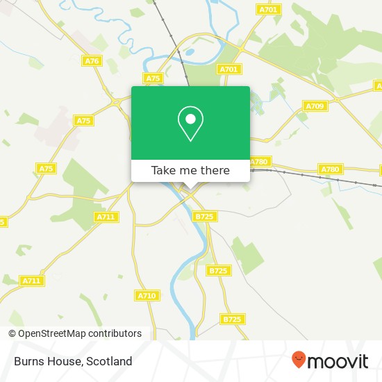 Burns House map