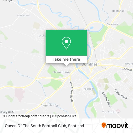 Queen Of The South Football Club map