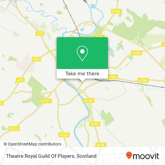 Theatre Royal Guild Of Players map