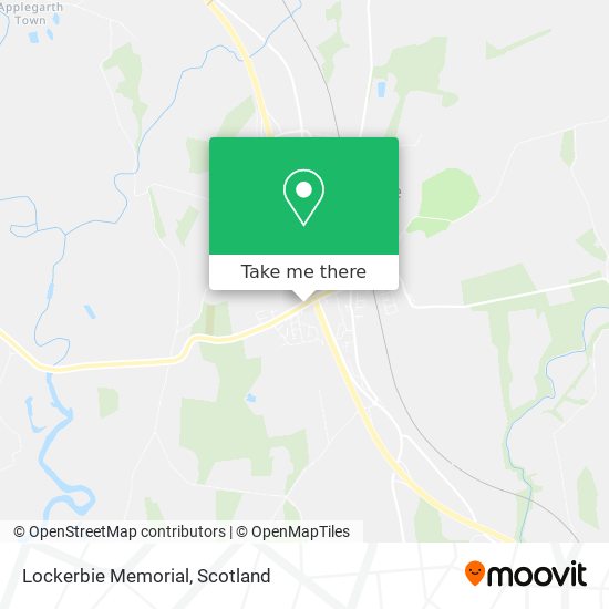 Lockerbie Memorial map