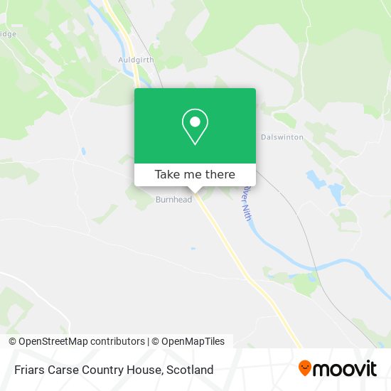 Friars Carse Country House map