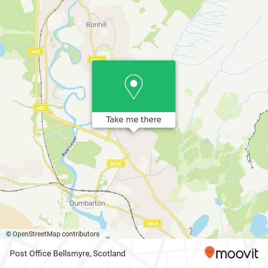 Post Office Bellsmyre, 7 Merkins Avenue Dumbarton Dumbarton G82 3 map